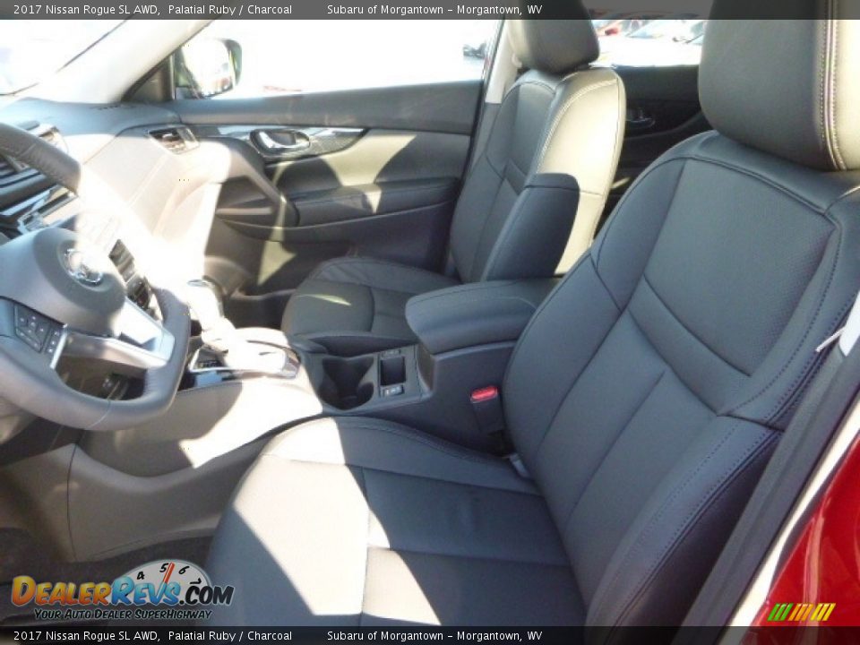 2017 Nissan Rogue SL AWD Palatial Ruby / Charcoal Photo #13
