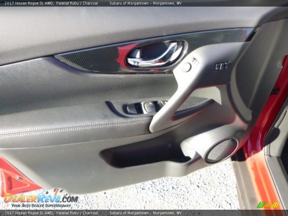2017 Nissan Rogue SL AWD Palatial Ruby / Charcoal Photo #14