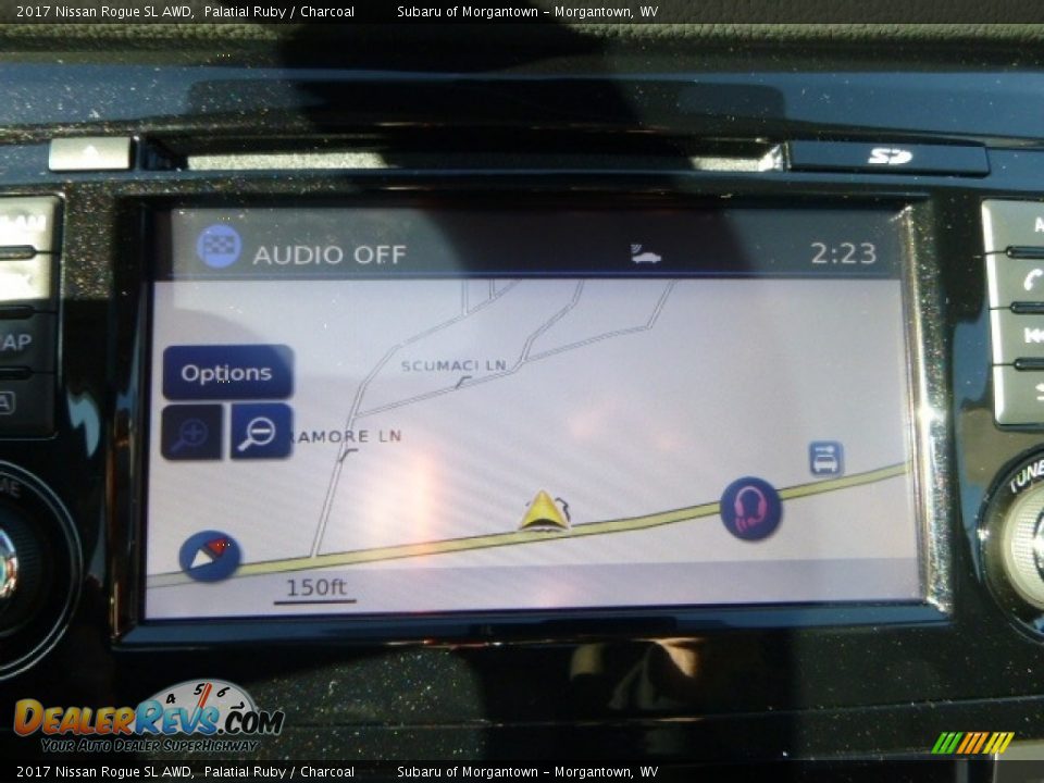 2017 Nissan Rogue SL AWD Palatial Ruby / Charcoal Photo #18