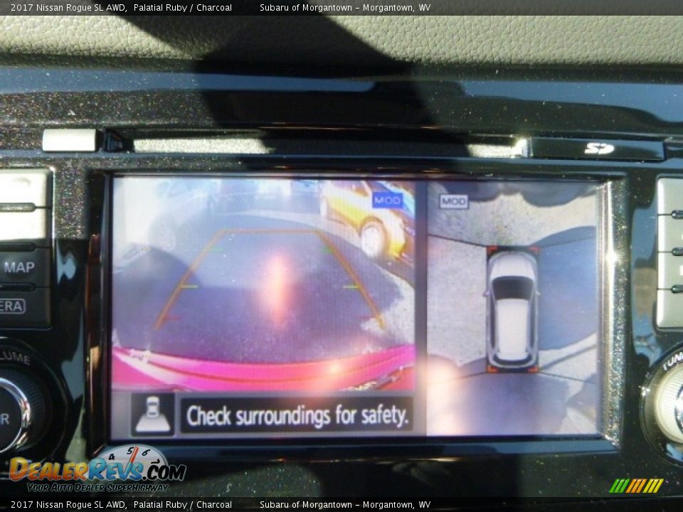 2017 Nissan Rogue SL AWD Palatial Ruby / Charcoal Photo #19