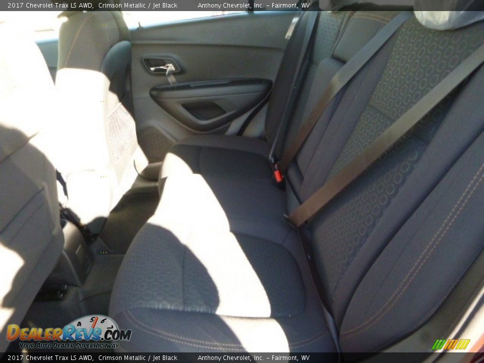 2017 Chevrolet Trax LS AWD Crimson Metallic / Jet Black Photo #4