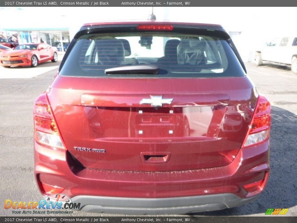 2017 Chevrolet Trax LS AWD Crimson Metallic / Jet Black Photo #6