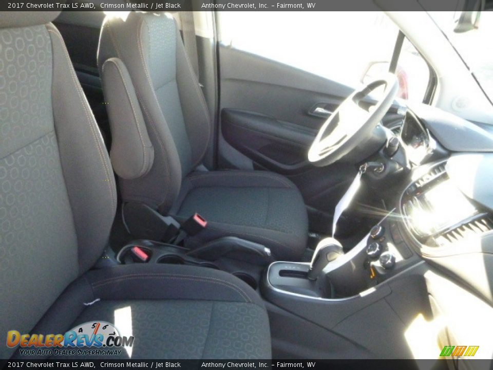 2017 Chevrolet Trax LS AWD Crimson Metallic / Jet Black Photo #9