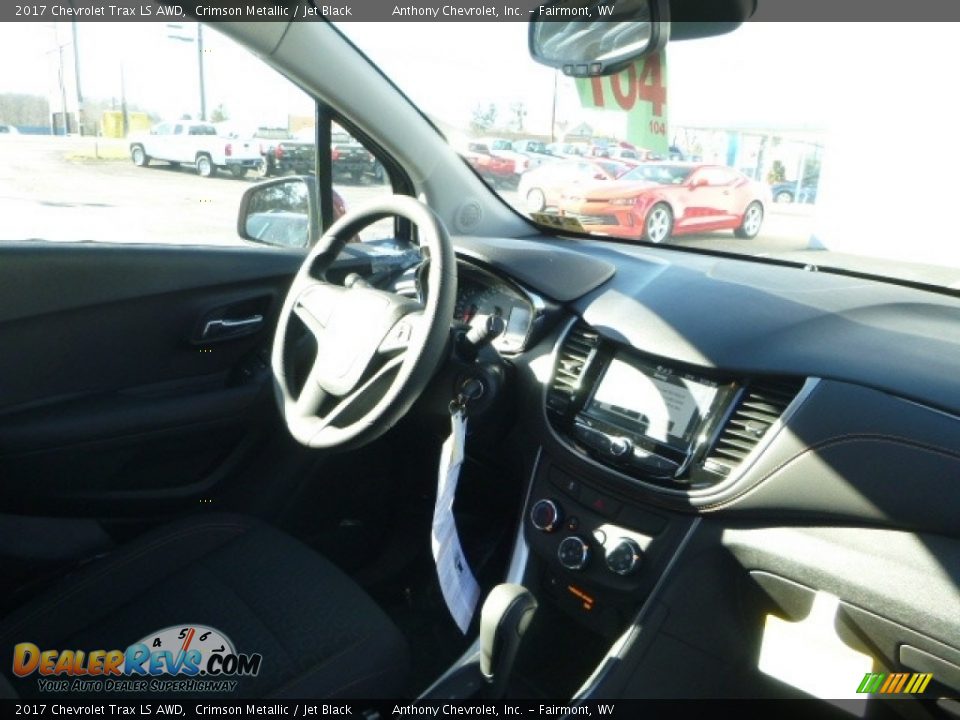 2017 Chevrolet Trax LS AWD Crimson Metallic / Jet Black Photo #10