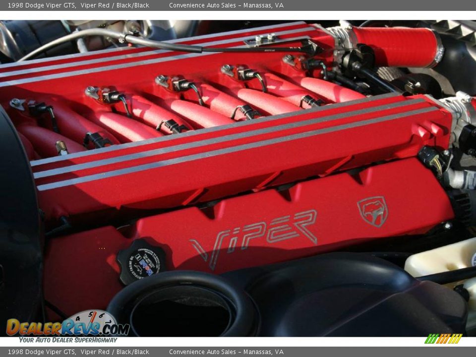 1998 Dodge Viper GTS Viper Red / Black/Black Photo #21