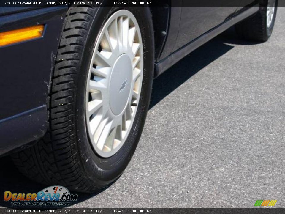 2000 Chevrolet Malibu Sedan Navy Blue Metallic / Gray Photo #6