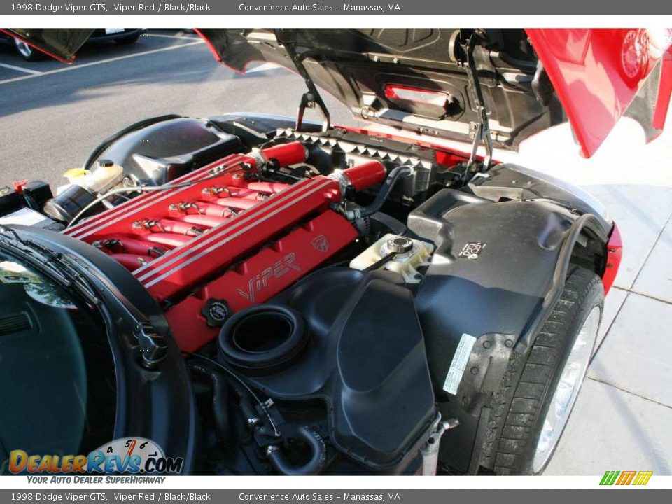 1998 Dodge Viper GTS Viper Red / Black/Black Photo #22
