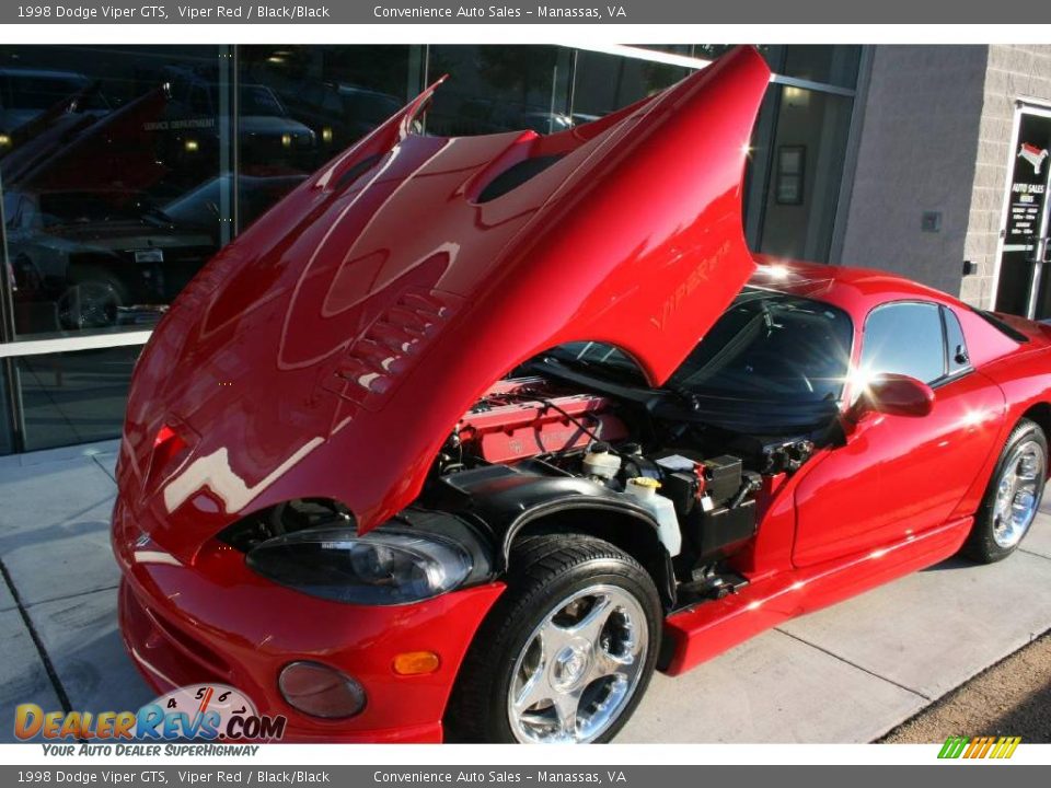 1998 Dodge Viper GTS Viper Red / Black/Black Photo #23