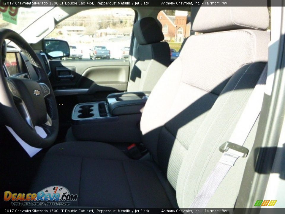 2017 Chevrolet Silverado 1500 LT Double Cab 4x4 Pepperdust Metallic / Jet Black Photo #11