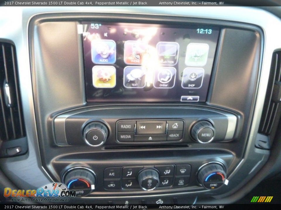 2017 Chevrolet Silverado 1500 LT Double Cab 4x4 Pepperdust Metallic / Jet Black Photo #15