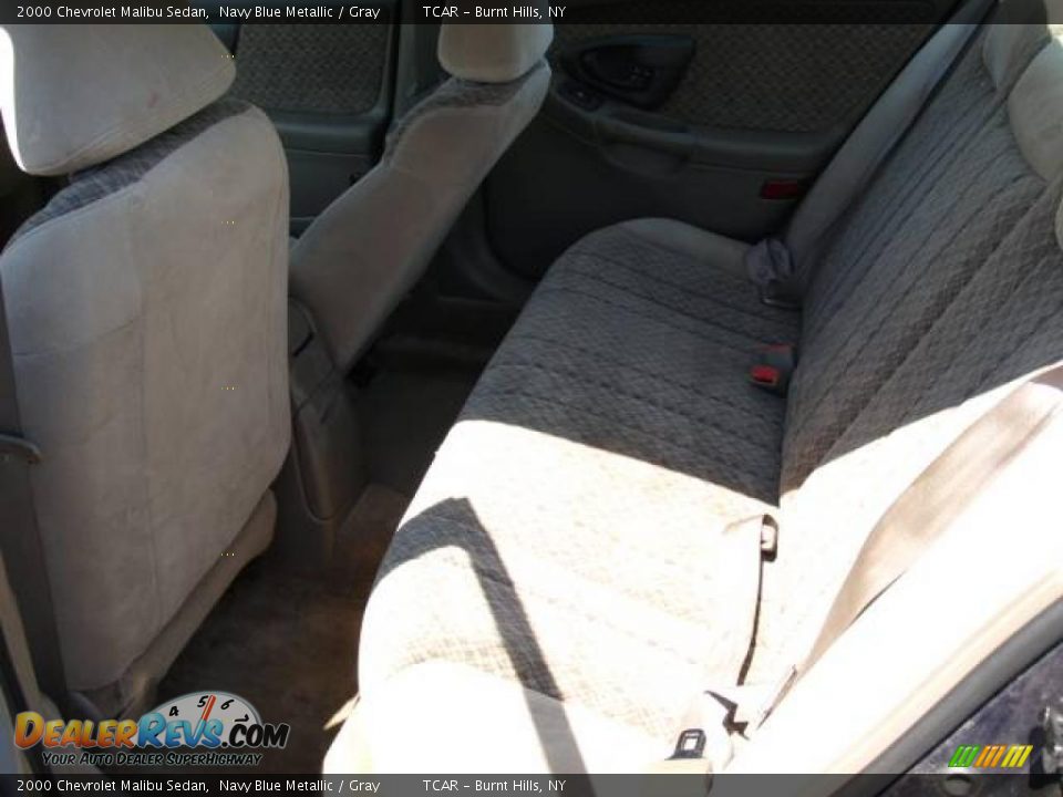 2000 Chevrolet Malibu Sedan Navy Blue Metallic / Gray Photo #9