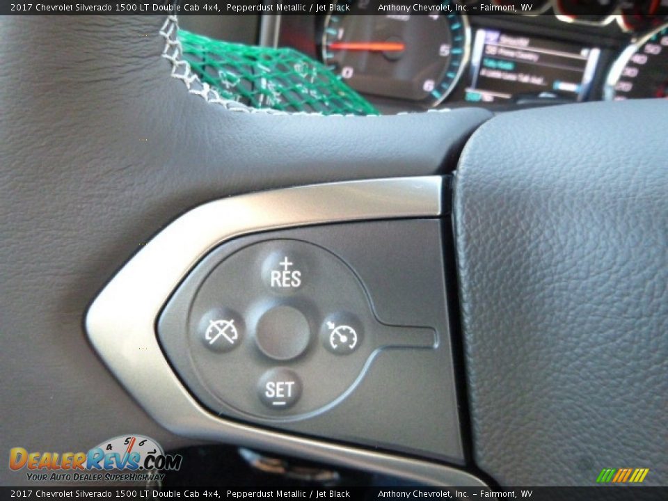 2017 Chevrolet Silverado 1500 LT Double Cab 4x4 Pepperdust Metallic / Jet Black Photo #19