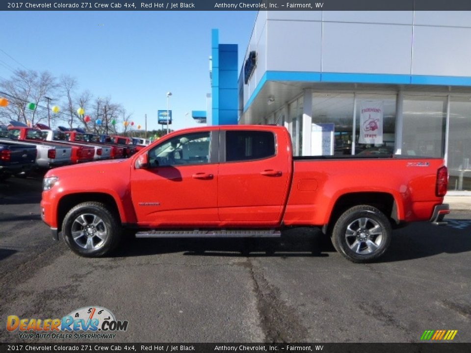 Red Hot 2017 Chevrolet Colorado Z71 Crew Cab 4x4 Photo #3