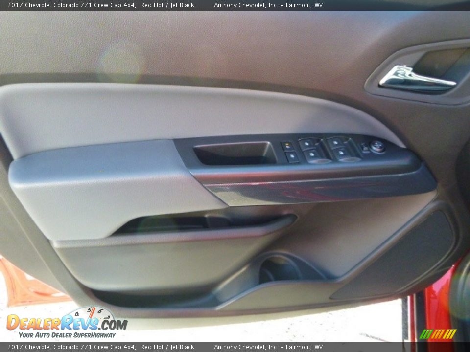 2017 Chevrolet Colorado Z71 Crew Cab 4x4 Red Hot / Jet Black Photo #14