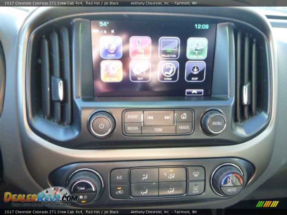 2017 Chevrolet Colorado Z71 Crew Cab 4x4 Red Hot / Jet Black Photo #16