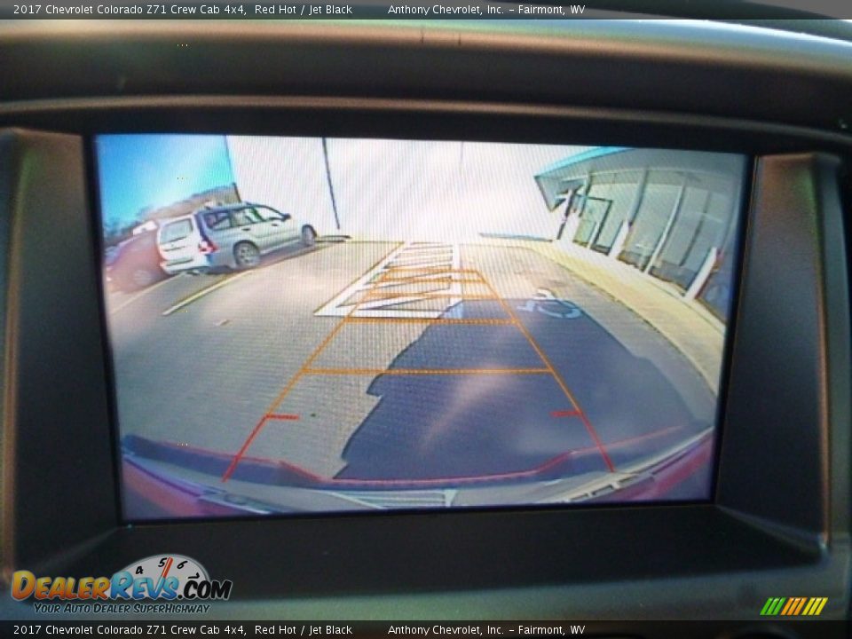 2017 Chevrolet Colorado Z71 Crew Cab 4x4 Red Hot / Jet Black Photo #17