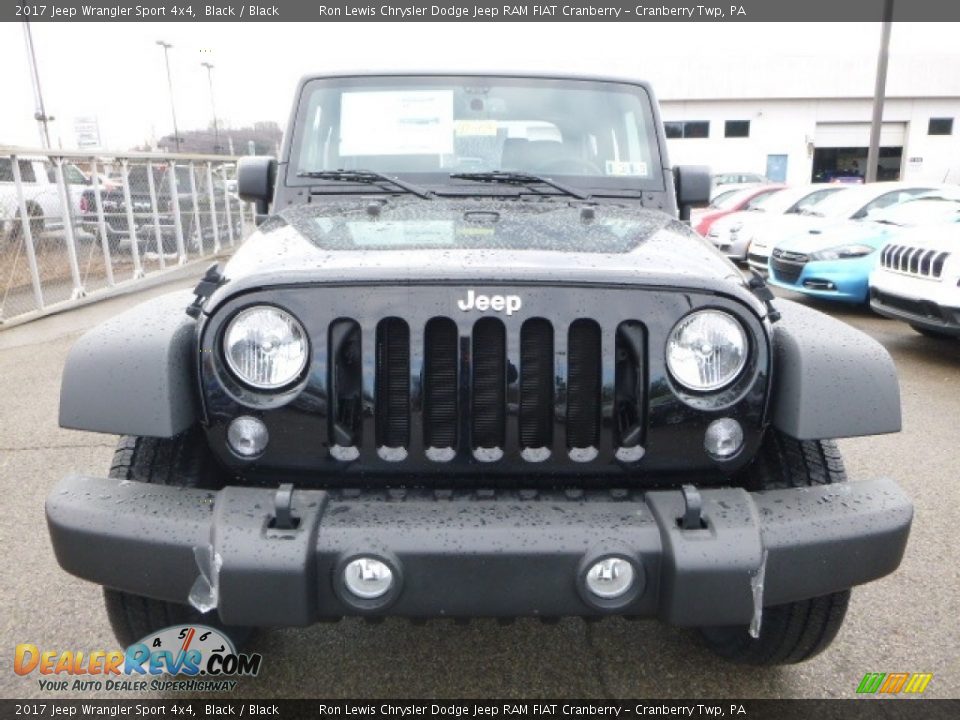 2017 Jeep Wrangler Sport 4x4 Black / Black Photo #11
