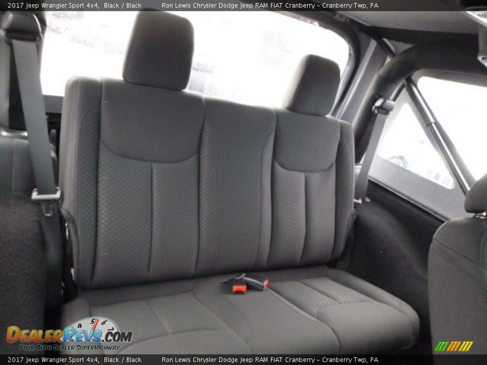 2017 Jeep Wrangler Sport 4x4 Black / Black Photo #14