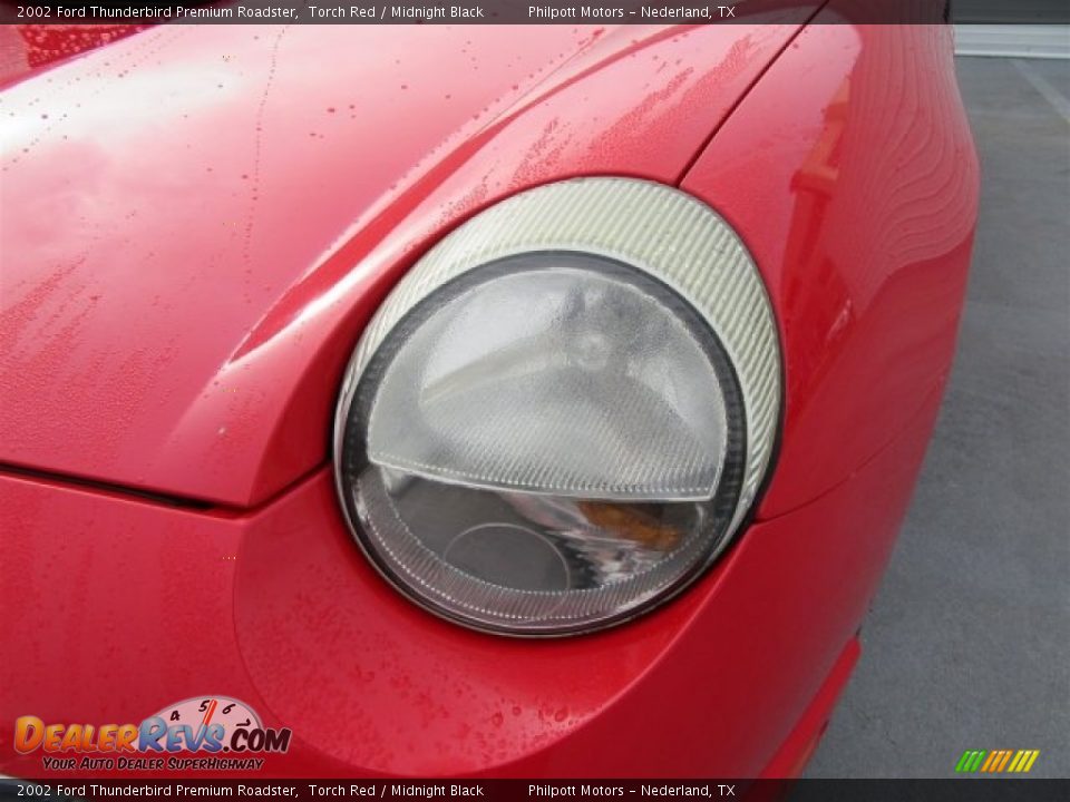 2002 Ford Thunderbird Premium Roadster Torch Red / Midnight Black Photo #33