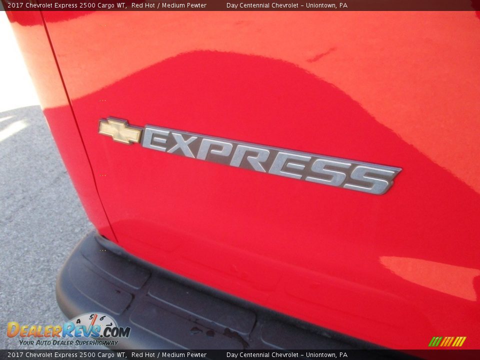 2017 Chevrolet Express 2500 Cargo WT Red Hot / Medium Pewter Photo #5