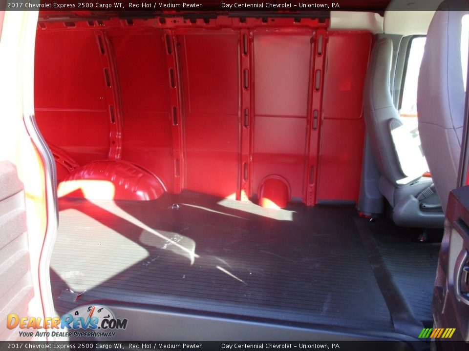 2017 Chevrolet Express 2500 Cargo WT Red Hot / Medium Pewter Photo #9
