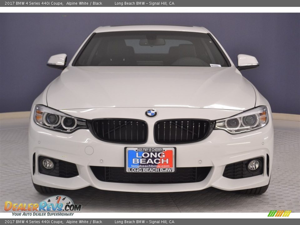 2017 BMW 4 Series 440i Coupe Alpine White / Black Photo #2