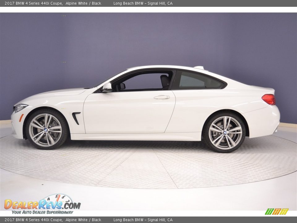 2017 BMW 4 Series 440i Coupe Alpine White / Black Photo #3