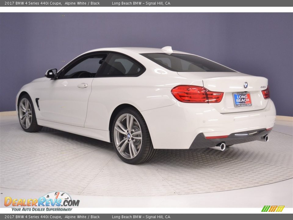 2017 BMW 4 Series 440i Coupe Alpine White / Black Photo #4