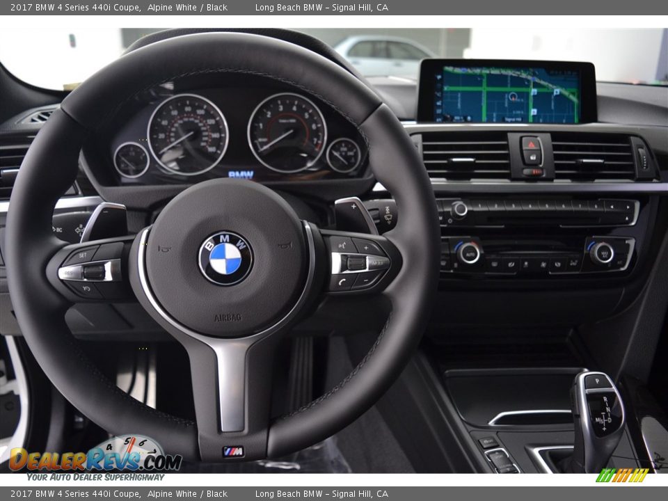 2017 BMW 4 Series 440i Coupe Alpine White / Black Photo #14