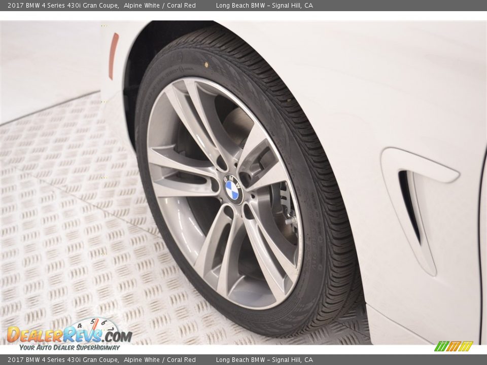 2017 BMW 4 Series 430i Gran Coupe Alpine White / Coral Red Photo #6