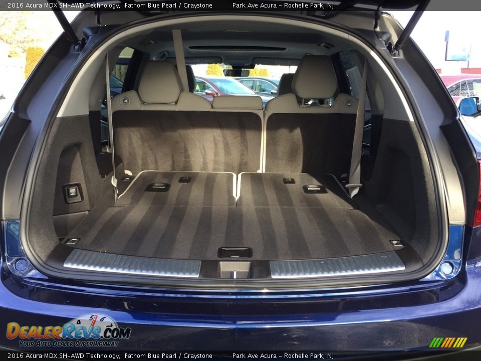 2016 Acura MDX SH-AWD Technology Fathom Blue Pearl / Graystone Photo #20