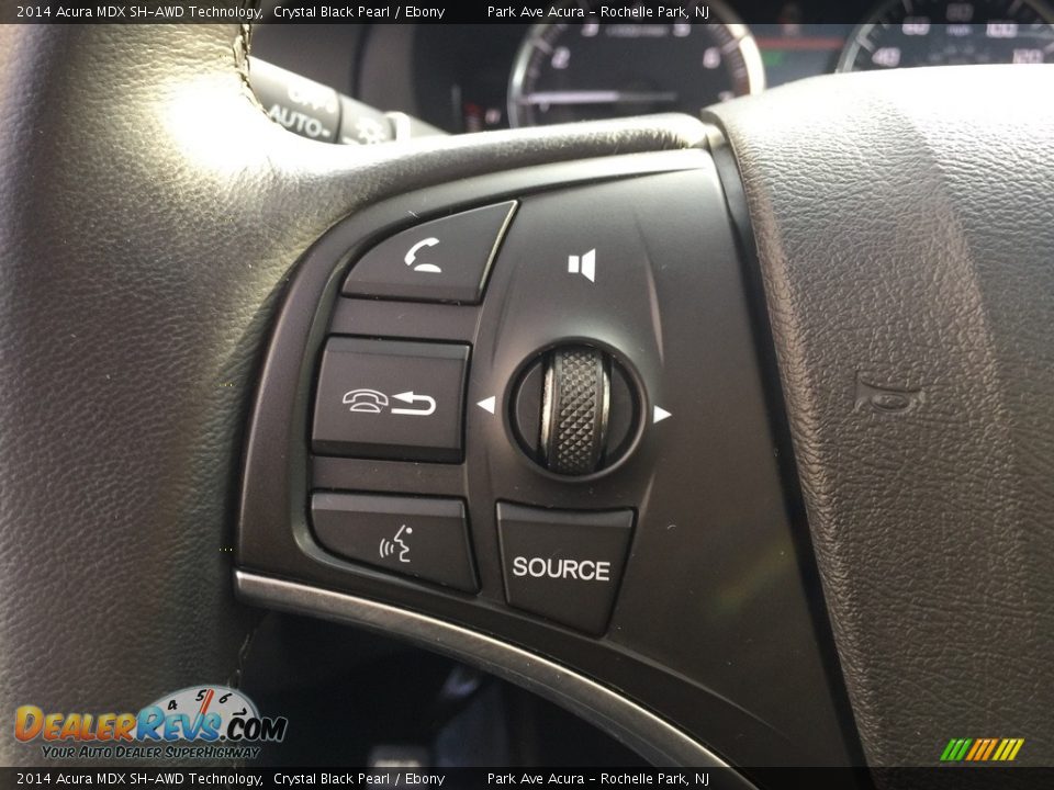 2014 Acura MDX SH-AWD Technology Crystal Black Pearl / Ebony Photo #19