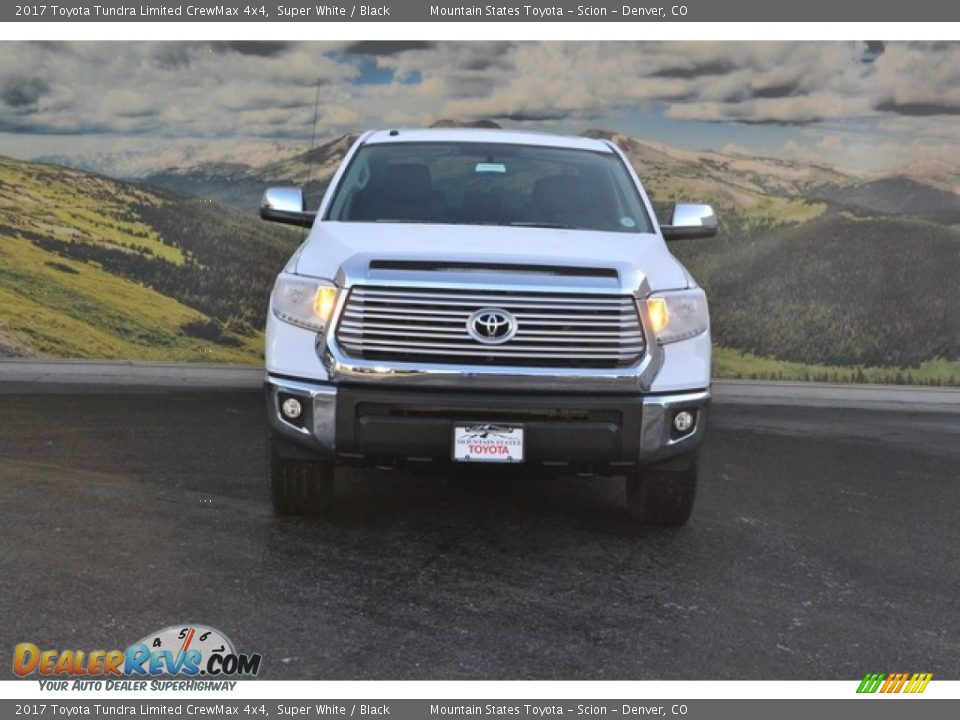 2017 Toyota Tundra Limited CrewMax 4x4 Super White / Black Photo #2