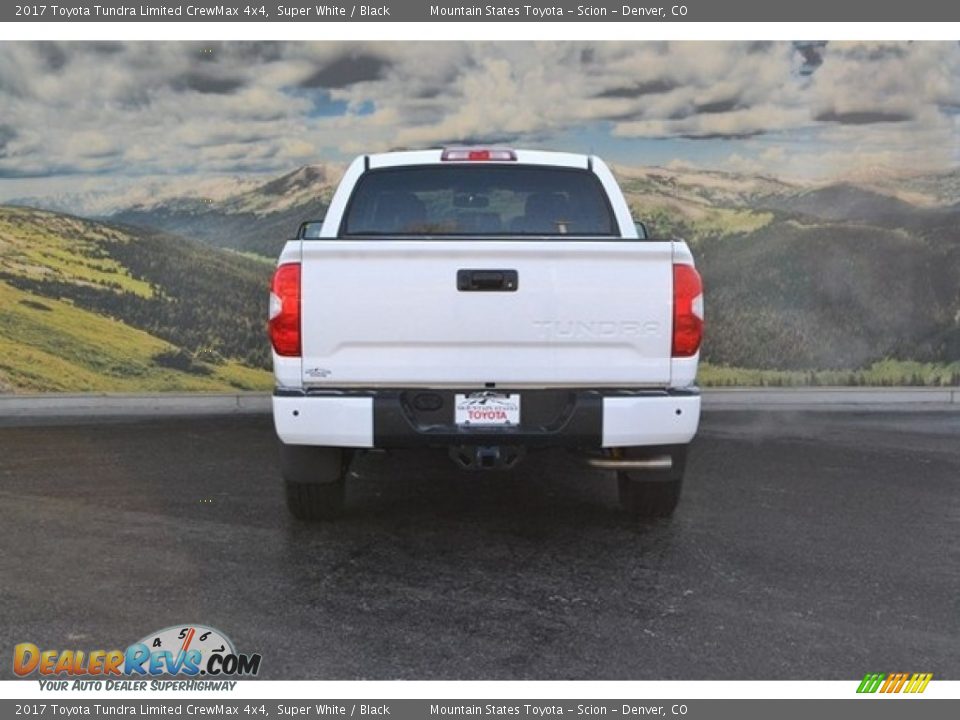 2017 Toyota Tundra Limited CrewMax 4x4 Super White / Black Photo #4