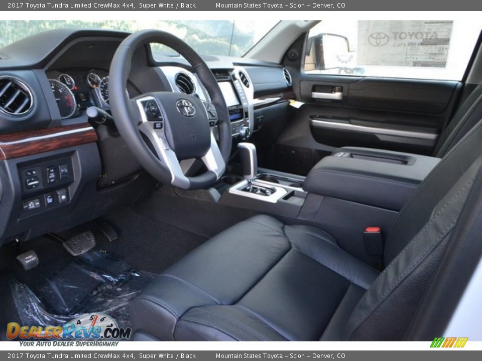 2017 Toyota Tundra Limited CrewMax 4x4 Super White / Black Photo #5