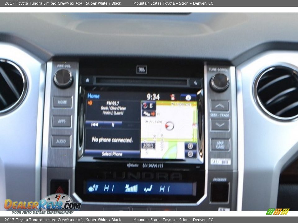 2017 Toyota Tundra Limited CrewMax 4x4 Super White / Black Photo #6