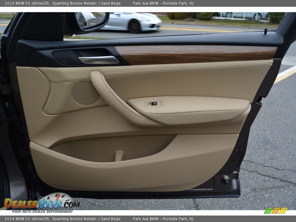 2014 BMW X3 xDrive28i Sparkling Bronze Metallic / Sand Beige Photo #26