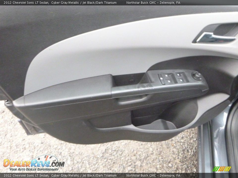 2012 Chevrolet Sonic LT Sedan Cyber Gray Metallic / Jet Black/Dark Titanium Photo #18