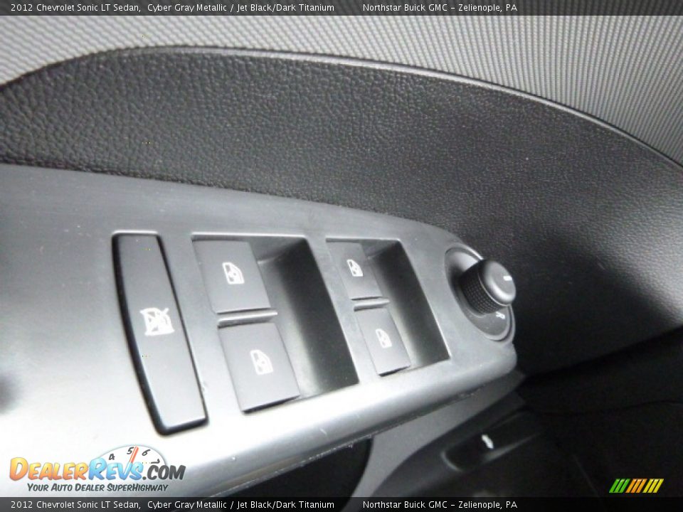 2012 Chevrolet Sonic LT Sedan Cyber Gray Metallic / Jet Black/Dark Titanium Photo #24
