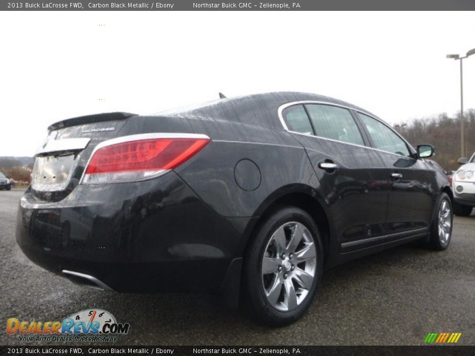 2013 Buick LaCrosse FWD Carbon Black Metallic / Ebony Photo #8