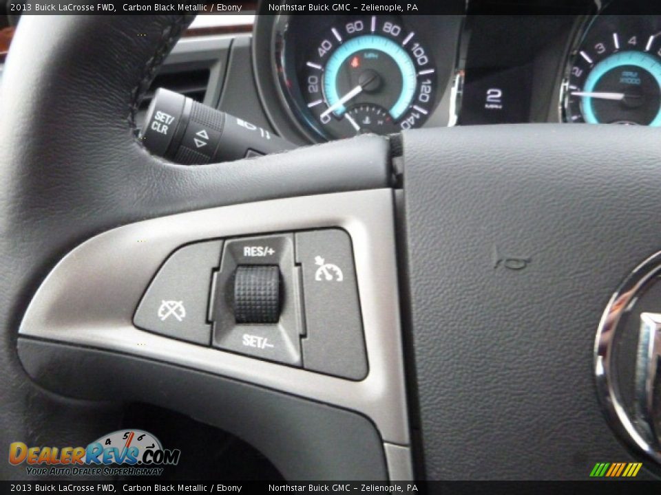 2013 Buick LaCrosse FWD Carbon Black Metallic / Ebony Photo #27