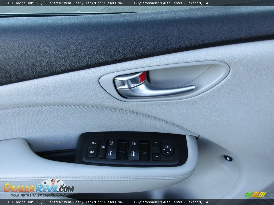 2013 Dodge Dart SXT Blue Streak Pearl Coat / Black/Light Diesel Gray Photo #10