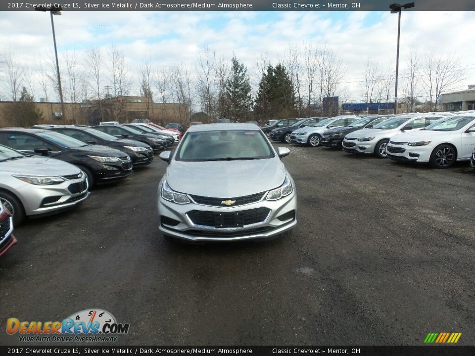2017 Chevrolet Cruze LS Silver Ice Metallic / Dark Atmosphere/Medium Atmosphere Photo #2