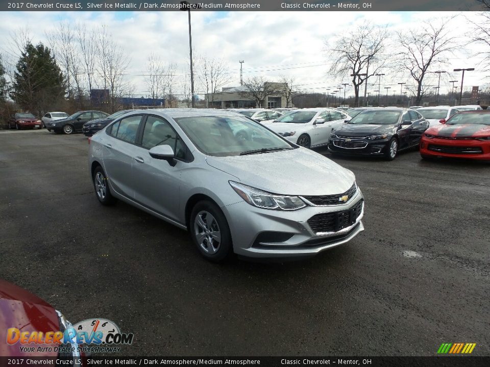 2017 Chevrolet Cruze LS Silver Ice Metallic / Dark Atmosphere/Medium Atmosphere Photo #3