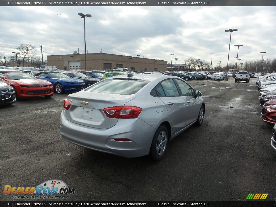 2017 Chevrolet Cruze LS Silver Ice Metallic / Dark Atmosphere/Medium Atmosphere Photo #4