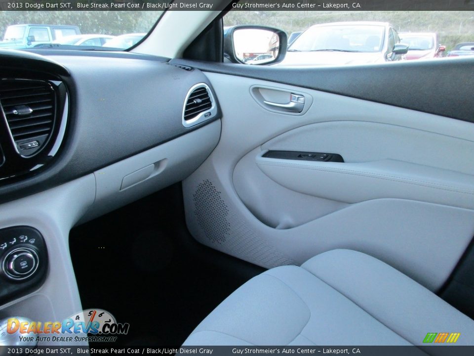 2013 Dodge Dart SXT Blue Streak Pearl Coat / Black/Light Diesel Gray Photo #15