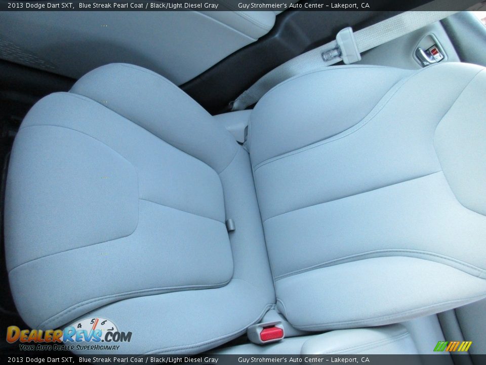 2013 Dodge Dart SXT Blue Streak Pearl Coat / Black/Light Diesel Gray Photo #17