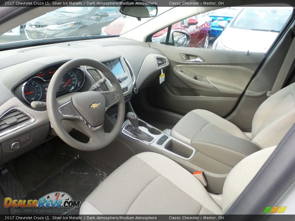 2017 Chevrolet Cruze LS Silver Ice Metallic / Dark Atmosphere/Medium Atmosphere Photo #7