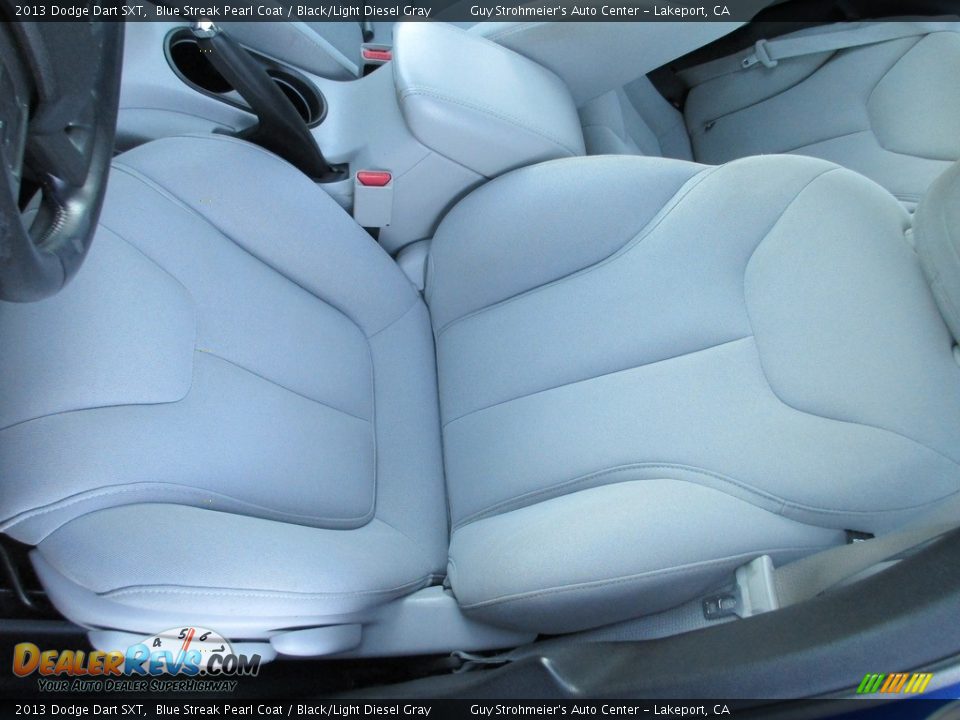 2013 Dodge Dart SXT Blue Streak Pearl Coat / Black/Light Diesel Gray Photo #19