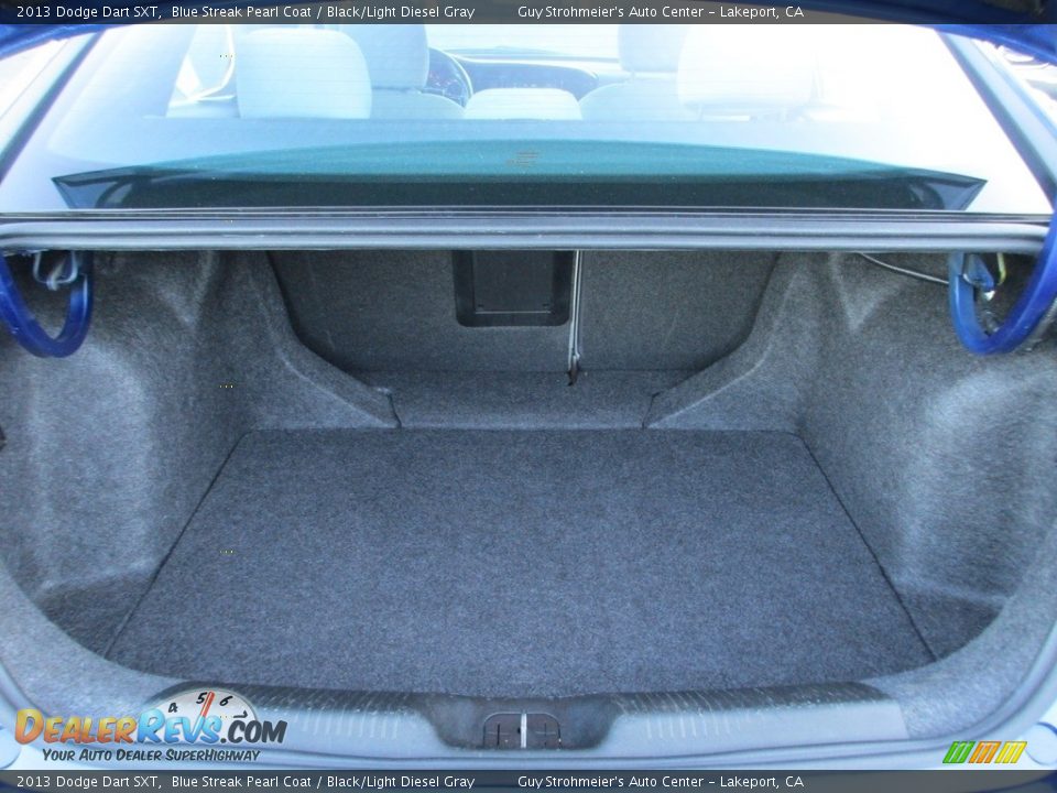 2013 Dodge Dart SXT Blue Streak Pearl Coat / Black/Light Diesel Gray Photo #24